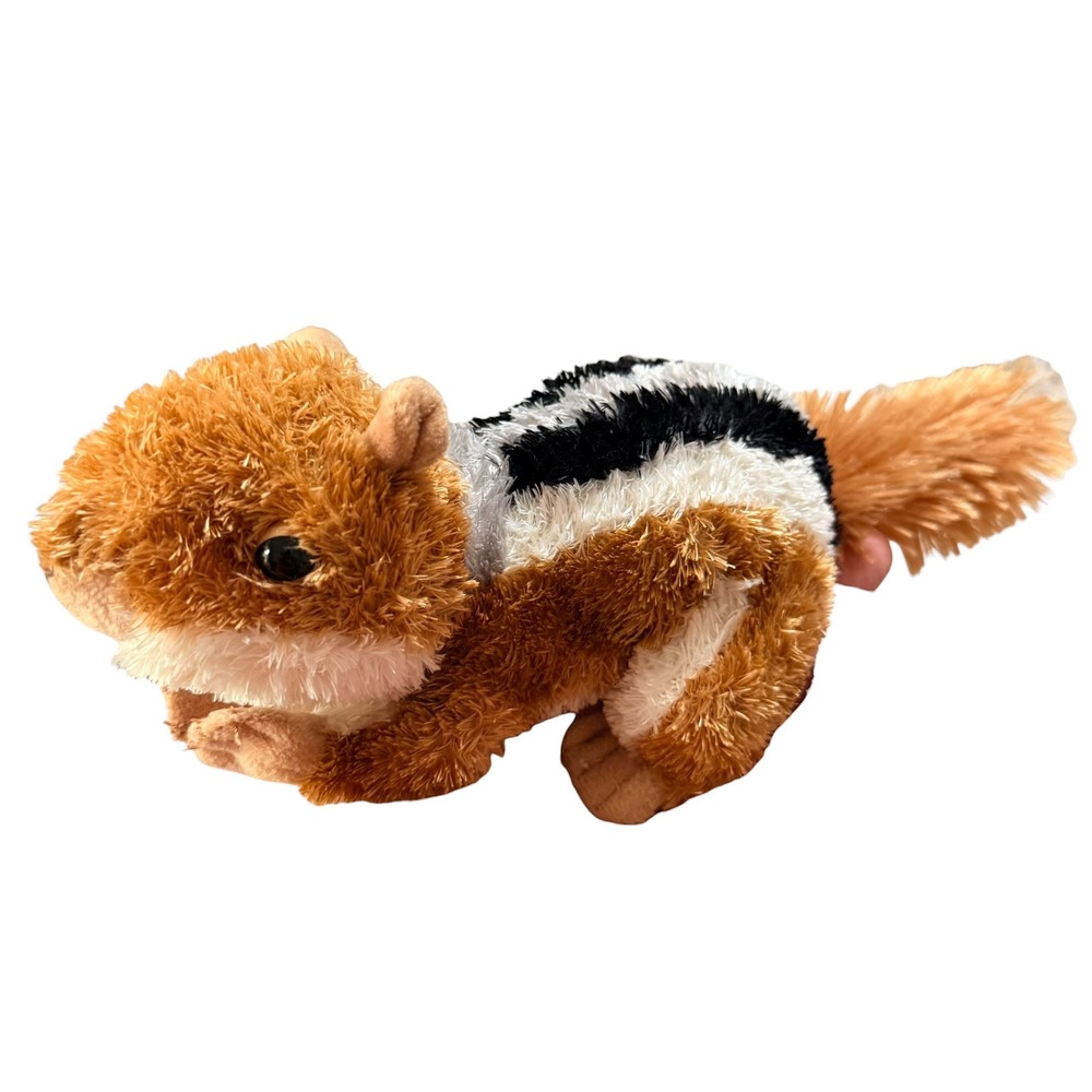 Aurora‎ World Chipmunk Plush Stuffed Animal Brown Striped Realistic Nature Toy